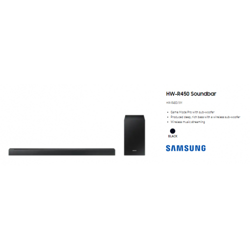 SAMSUNG SOUND BAR HW-R450