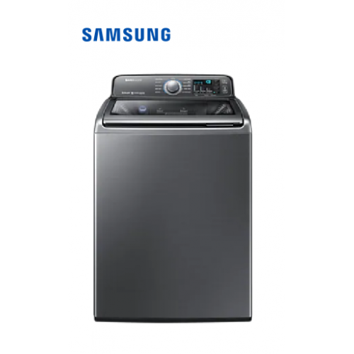 SAMSUNG 21 KG Top Lod Washer Activ Dualwash & Built-In Sink, WA21J7700GP/ST